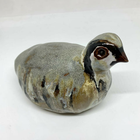 Handmade Stoneware Ceramic Partridge