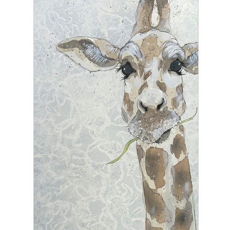 Bev Davies, Giraffe,  Humorous Greeting Card