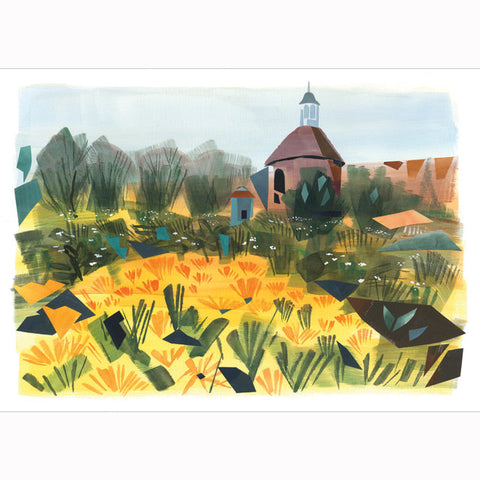 Sarah McMemeny, Walled Garden, Fine Art Greeting Card