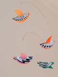 Black and White Colour Belly Paper Birds - Mobile