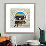 The Porthole Cat - Print