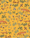 Mr Fox, Orange - Gift Wrap - Sheet