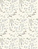 Hares In The Snow - Gift Wrap - Sheet